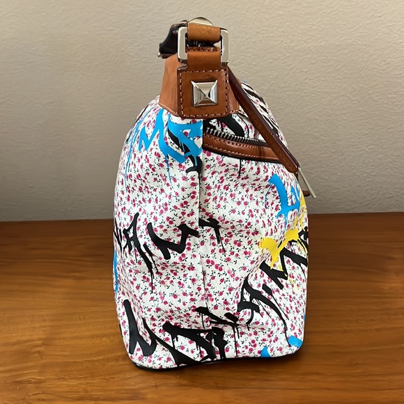 Authentic L.A.M.B Ditzy Graffiti Hobo Handbag - Picture 6 of 17